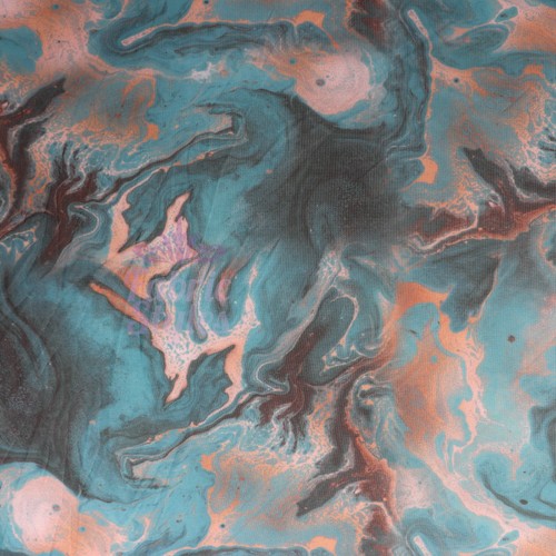 Blue orange marble power - marble,