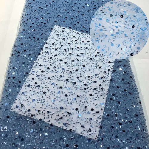 130x91cm sequin tulle - 130x91cm,