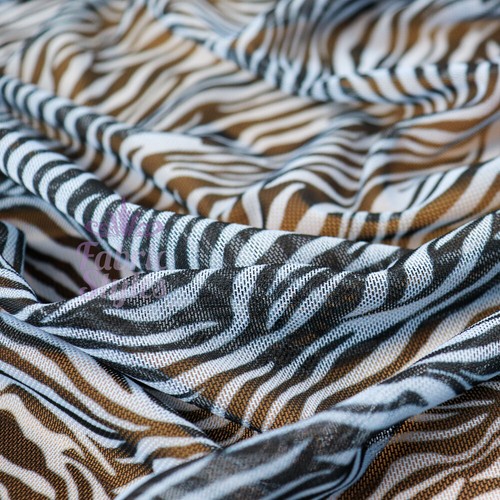 Blue zebra mesh - zebra, four