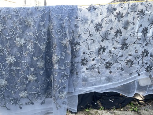 Metres blue sequin - 5,