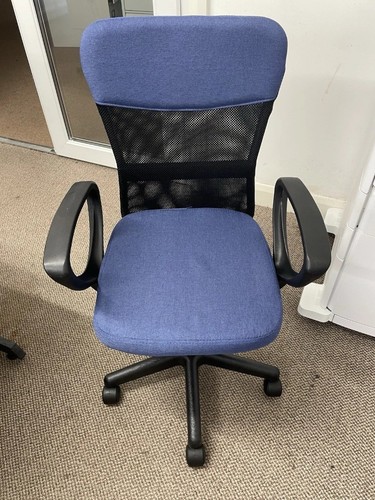 Exofcer blue mesh office - mesh,