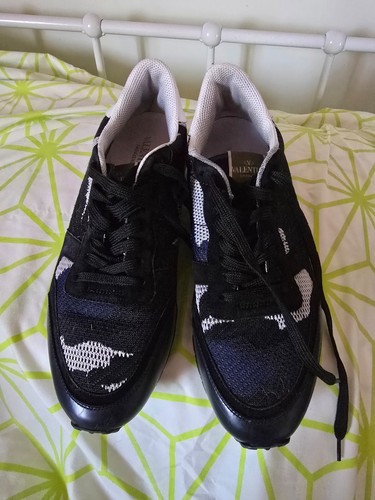 Valentino blue white mesh - valentino, blue/white