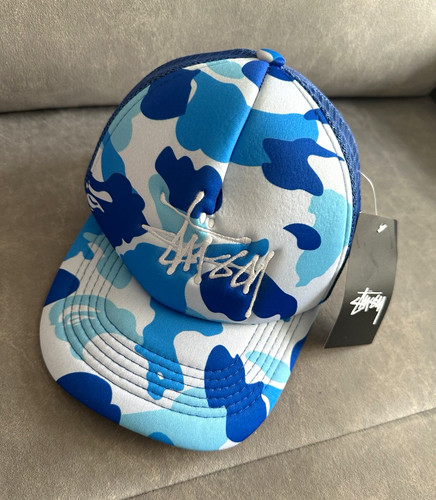 Stussy blue white camo - blue/white,