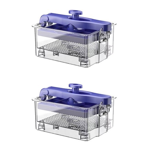 2sets plastic reusable yogurt - plastic,